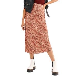 Free People Normani Skirt in Desert Peach
